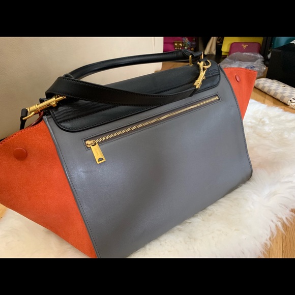 Celine Medium Trapeze Tricolor - Picture 6 of 7